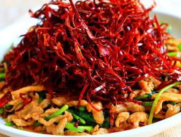 香辣肉丝的做法(东北菜香辣肉丝的做法)