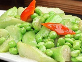 丝瓜毛豆(丝瓜毛豆炒鸡蛋)