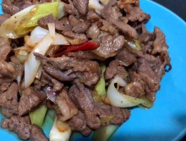 葱爆羊肉的做法(老饭骨葱爆羊肉的做法)