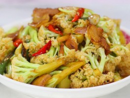 菜花做法(干煸菜花做法)