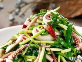 韭菜炒鱿鱼(韭菜炒鱿鱼须)