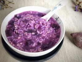 紫薯粥(紫薯粥颜色变蓝怎么办)