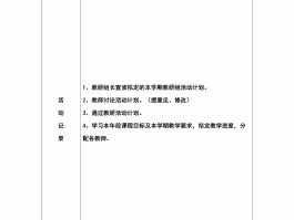 旅游教研室活动记录(旅游教研室活动记录表)