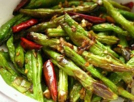 干煸豇豆的做法(干煸四季豆的做法 最正宗的做法)
